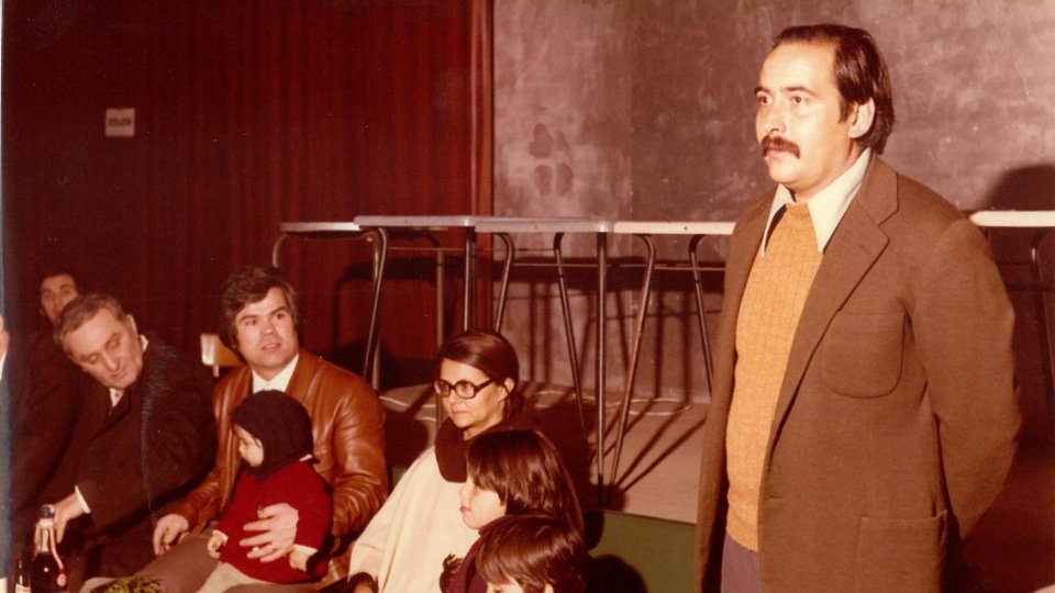 Carlos Mauriaca insieme alla sua famiglia, nel 1974 @fondazioneCsdl