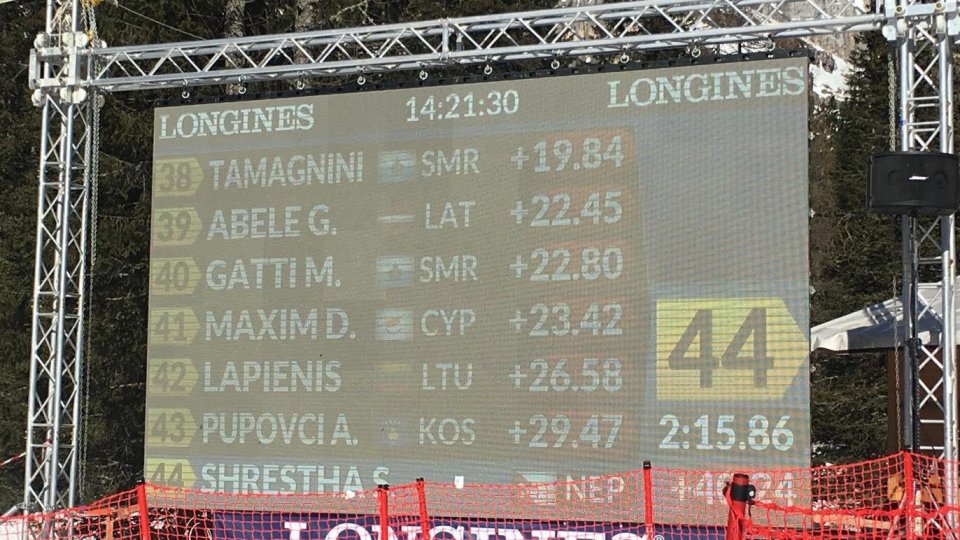 Qualificazioni Slalom: un altra bella prova di Tamagnini e Gatti nella 2ª manche