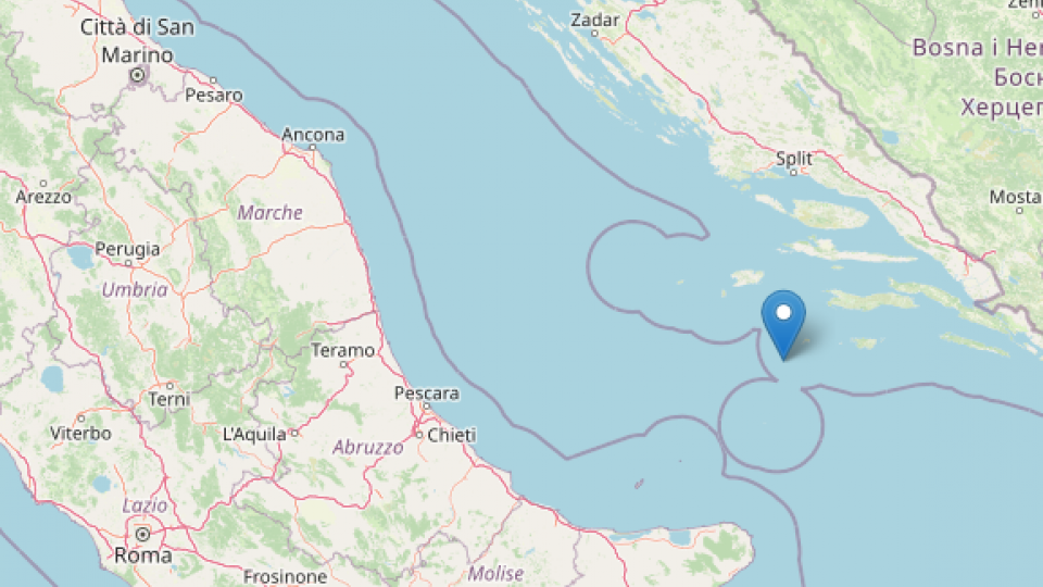 Diverse scosse in Adriatico, avvertite sulle coste italiane
