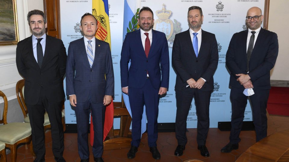 Segreteria Esteri: Si rafforza la collaborazione tra la Repubblica di San Marino e il Principato di Andorra