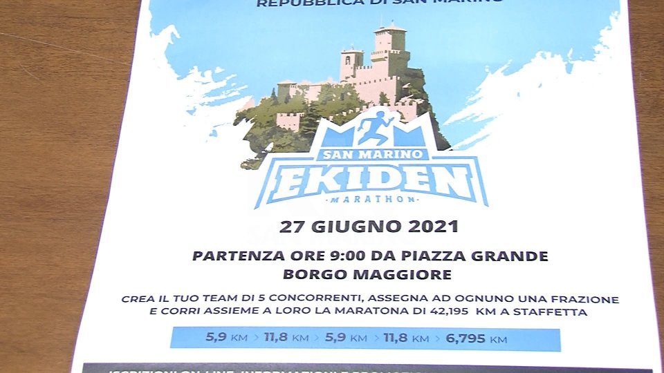 San Marino Ekiden Marathon 2021 al via il 27 giugno
