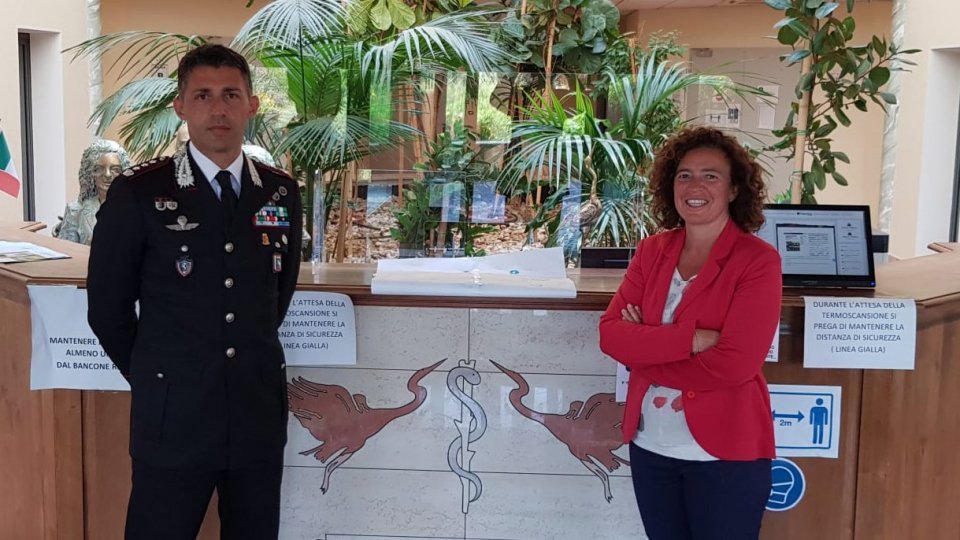 Il Comandante provinciale dei Carabinieri di Rimini, Colonnello Mario La Mura in visita a Valpharma International
