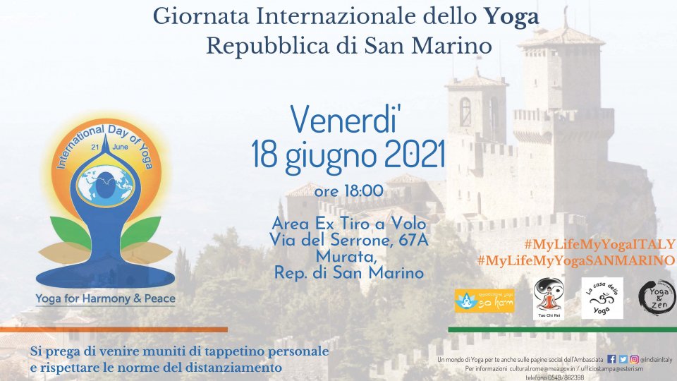 Giornata Internazionale dello Yoga 2021 a San Marino