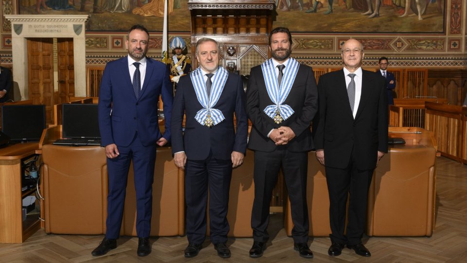 Presentazione lettere credenziali di sette nuovi Ambasciatori accreditati presso la Repubblica di San Marino