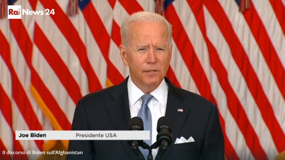 Il discorso di Biden: “È sbagliato ordinare di combattere quando le truppe dell'Afghanistan non lo fanno"