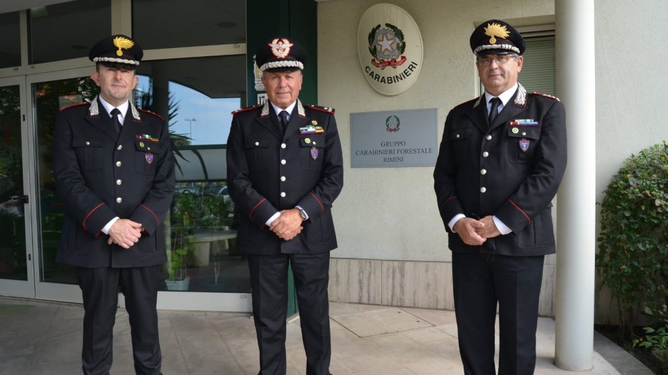 Cambio al vertice del gruppo Carabinieri forestale: a Rimini il Generale Fabrizio Mari