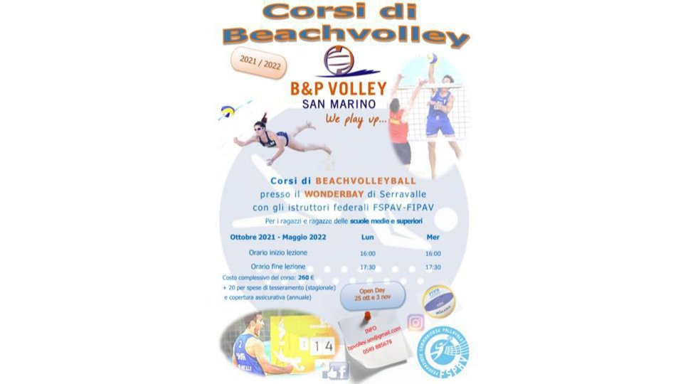 Beach Volley: due open day per i ragazzi