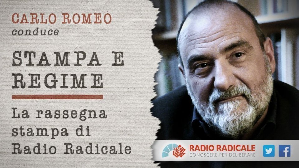 Il Dg Romeo alla conduzione di "Stampa e Regime"