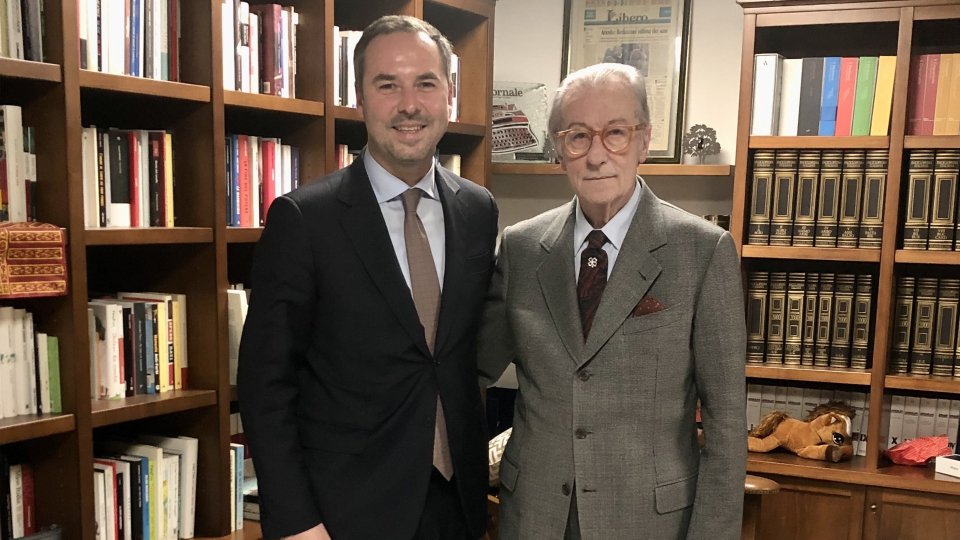 Il Segretario Lonfernini ha incontrato il Direttore Vittorio Feltri presso la sede del quotidiano Libero a Milano