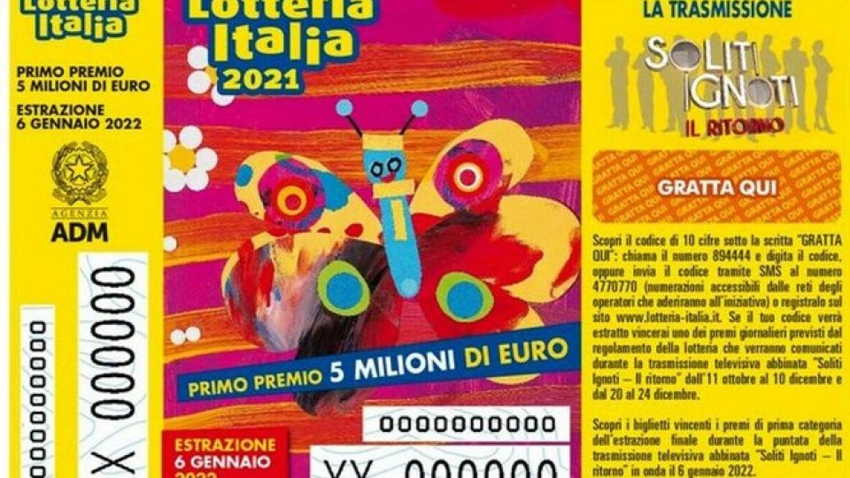 Lotteria: a Roma i 5 mln di euro, secondo biglietto venduto a Modena