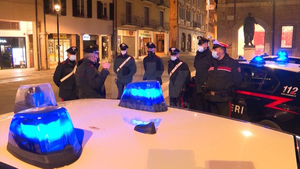 Forze dell'ordine a Rimini (foto archivio RTV)