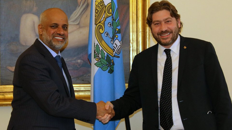 L’Ambasciatore dell’Oman a San Marino a colloquio con il Segretario di Stato Federico Pedini Amati