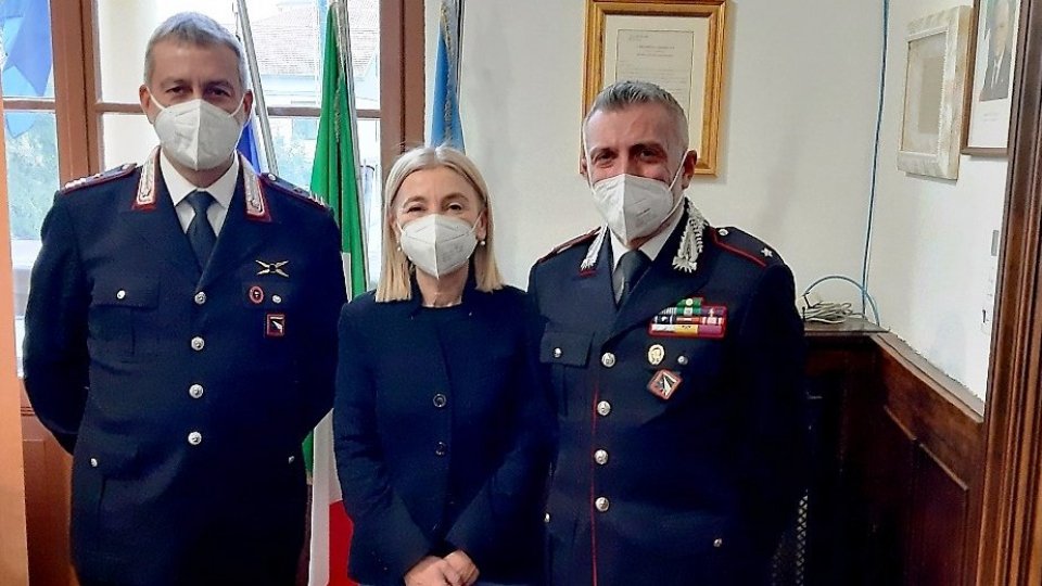 Cattolica, il nuovo Comandante dei Carabinieri incontra la Sindaca