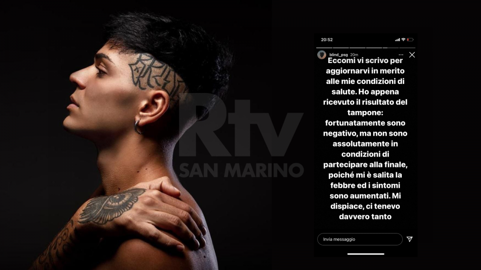 Una voce per San Marino: Blind non ci sarà