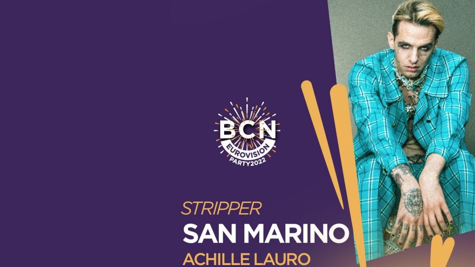 "Stripper" arriva in Spagna, Achille Lauro al Barcelona Eurovision Party