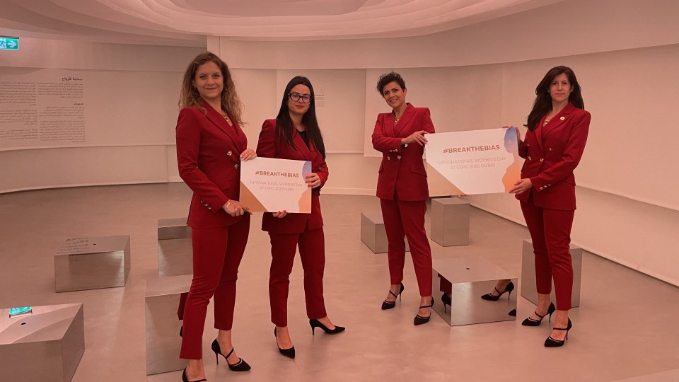 In occasione della Giornata Internazionale delle Donne il Padiglione San Marino partecipa all’iniziativa “Break the Bias”