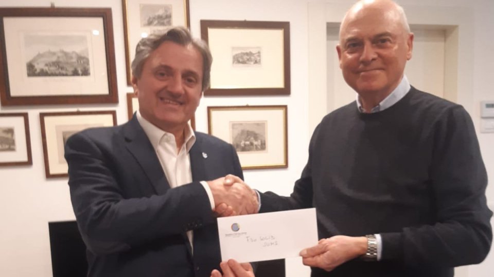 Il Panathlon Club San Marino contribuisce al Fondo  di Solidarietà SUMS