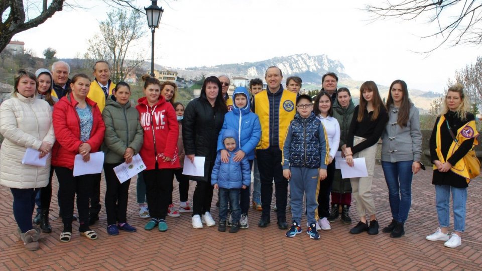 I Lions sostengono i profughi ucraini a San Marino