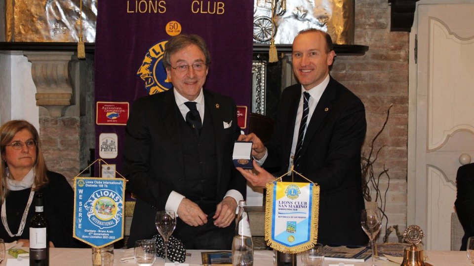 Il Governatore del Distretto 108TB ospite del Lions Club San Marino Undistricted