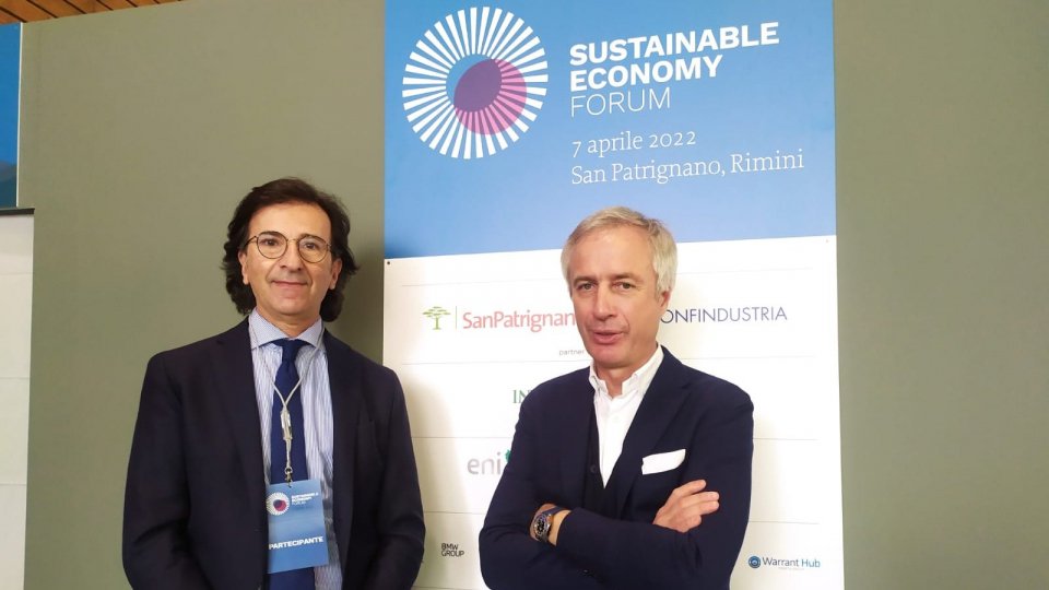 Il vicesindaco Ugolini e l’assessore Pazzaglia al “Sustainable Economy Forum” di San Patrignano