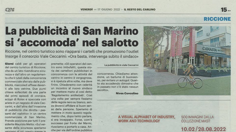 La pubblicità anima del commercio...non per San Marino