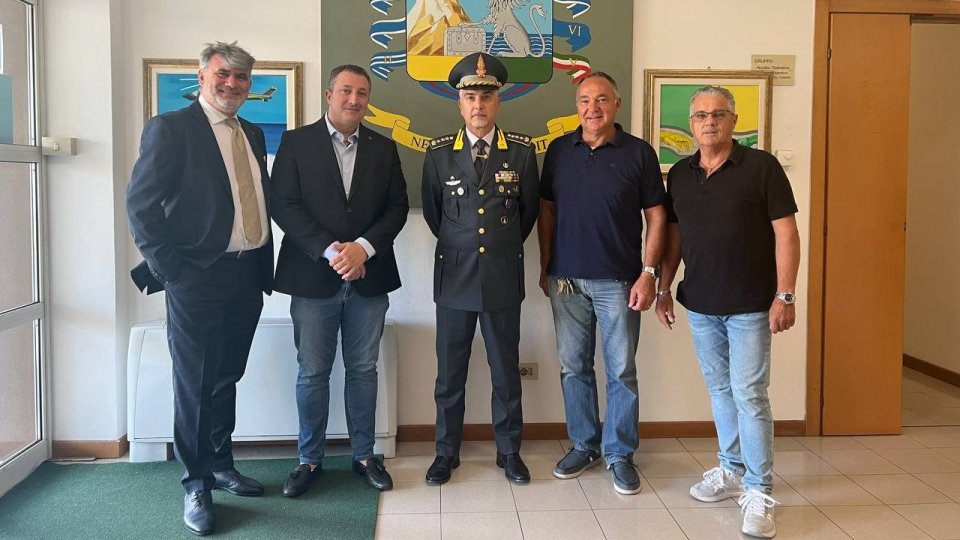 GDF Rimini: i vertici di Confartigianato ricevuti dal comandante provinciale