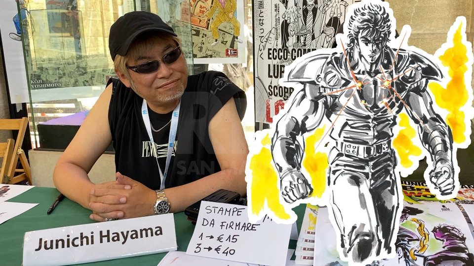 Junichi Hayama al Comics festival: "A San Marino un panorama da film"