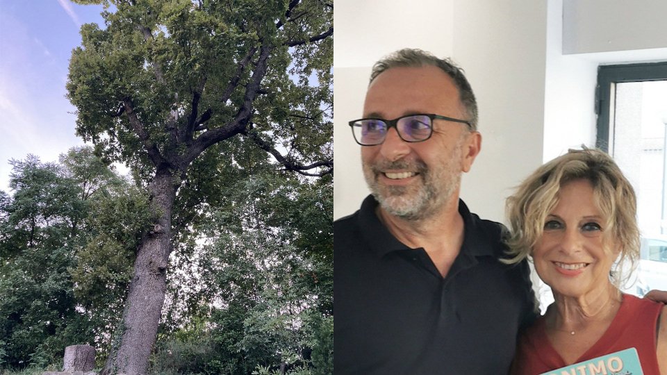 La quercia Mafalda; Anna Bischi Graziani e Gabriele Geminiani