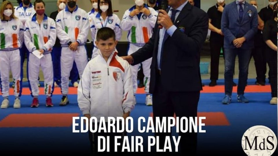 Premio internazionale Fair Play a Edoardo Ferrari e Cristiana Di Pietrantonio