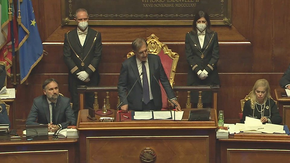 Immagine di repertorioIl momento della proclamazione in Senato