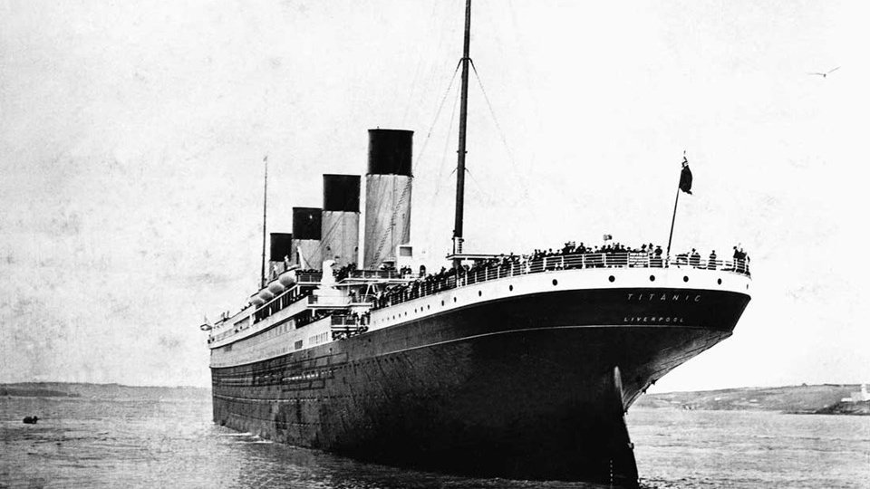 Foto dal sito del Museo del Titanic a Belfast