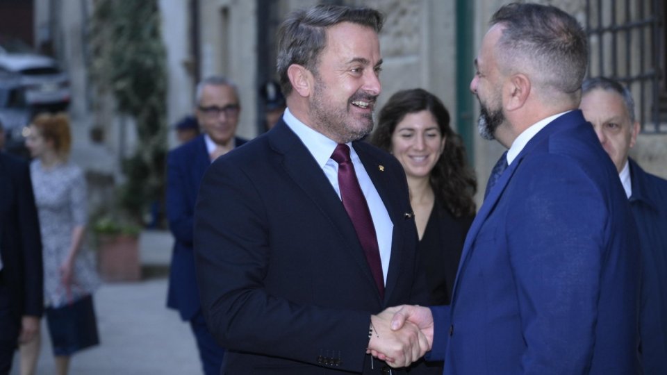 Visita ufficiale a San Marino del primo ministro del Granducato di Lussemburgo, S.E. Xavier Bettel
