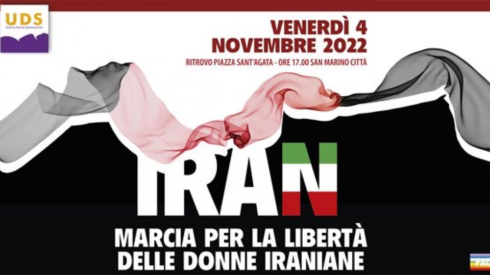A San Marino la "Marcia per la Libertà delle Donne iraniane"
