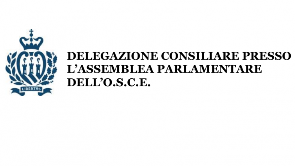 Partenza della Delegazione Consiliare Sammarinese presso l'Assemblea Parlamentare dell'OSCE