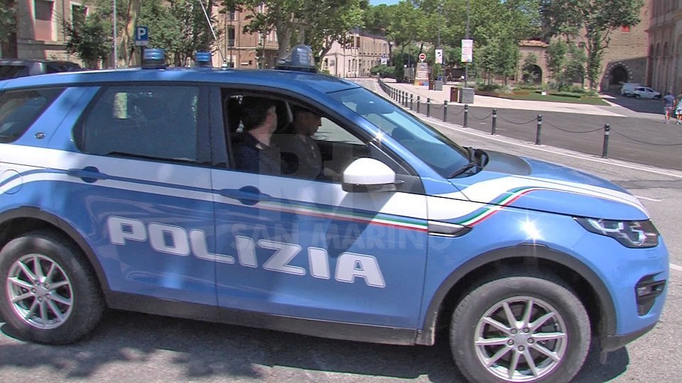Polizia a Rimini. Immagine di repertorio
