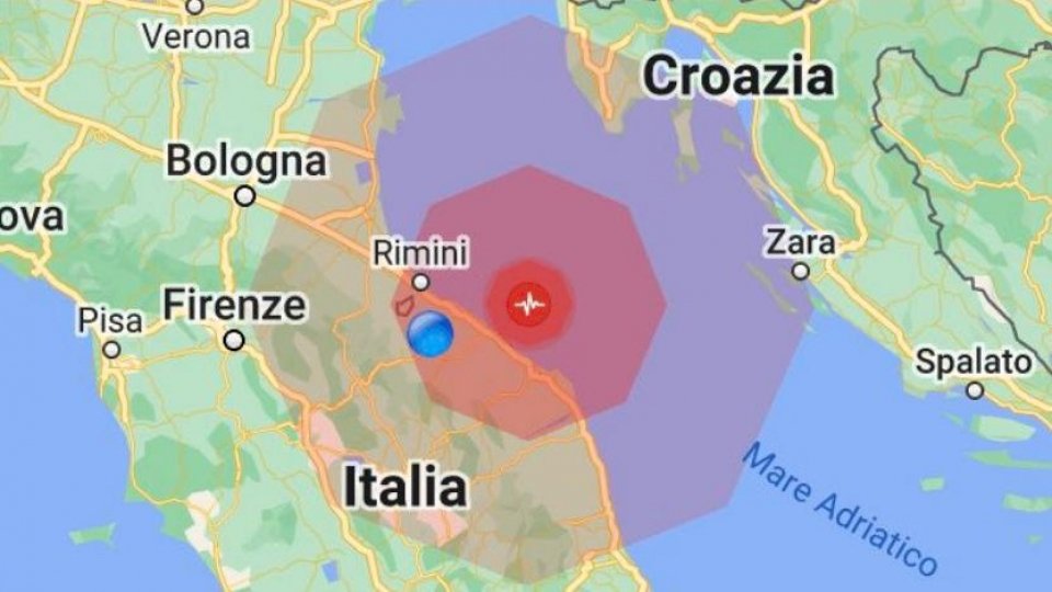 Terremoto: avvertito anche a Rimini. Scuole chiuse a Coriano