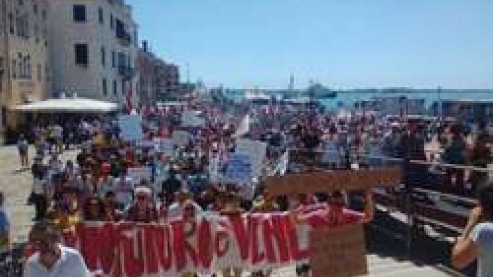 Protesta a Venezia