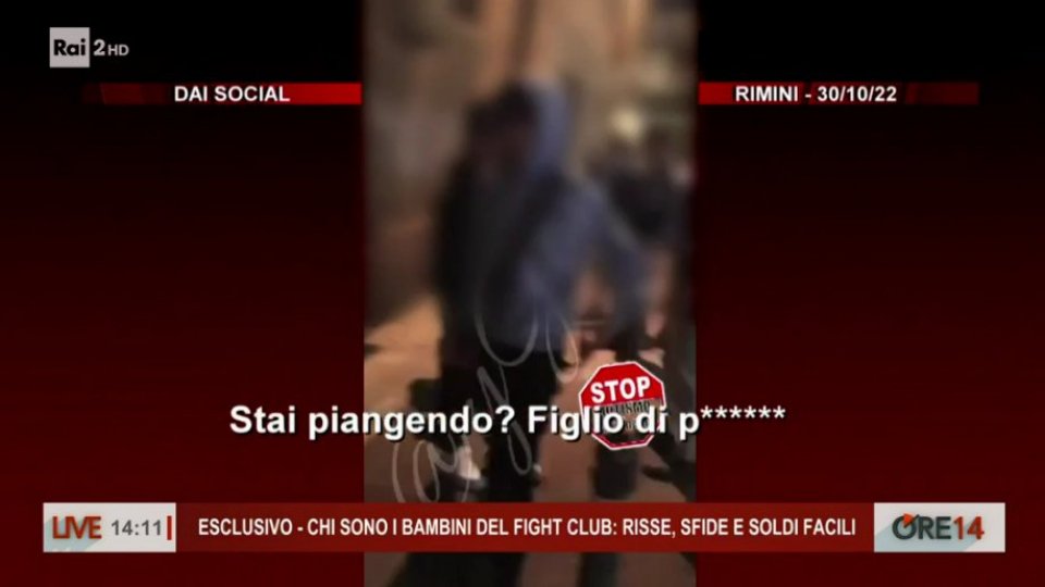 Rimini: ragazzini si picchiano in strada, il video approda in tv