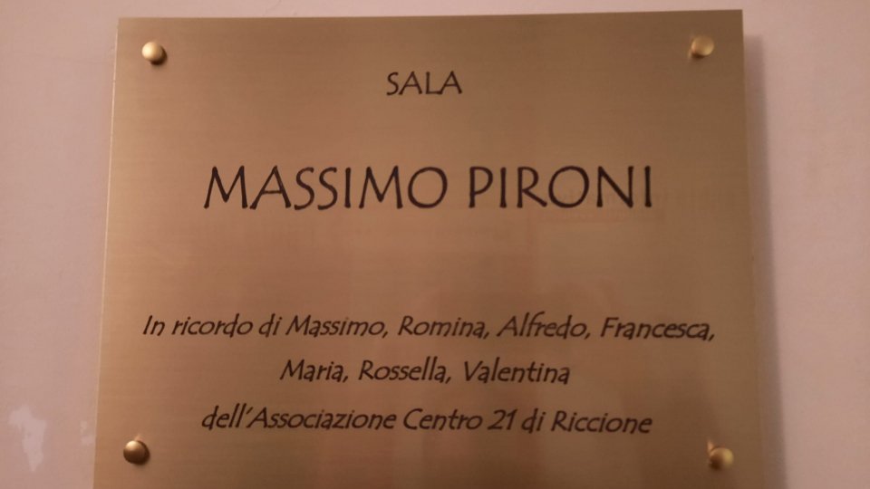 Davanti a una ottantina di persone, Intitolata a Massimo Pironi la Sala Conferenze