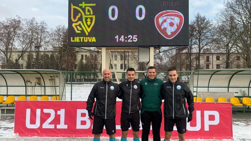 Arbitri: Ilie, Ercolani e Ernesto impegnati nella Baltic Cup