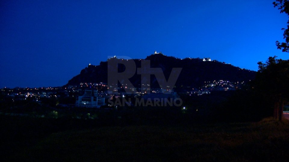 San Marino di sera