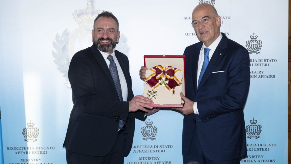 Visita a San Marino del Ministro degli Affari Esteri della Repubblica Ellenica, Nikolaos-Georgios Dendias