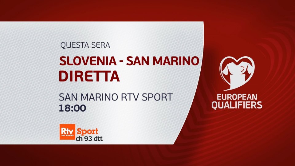 Slovenia - San Marino Live su RTVSport e streaming web