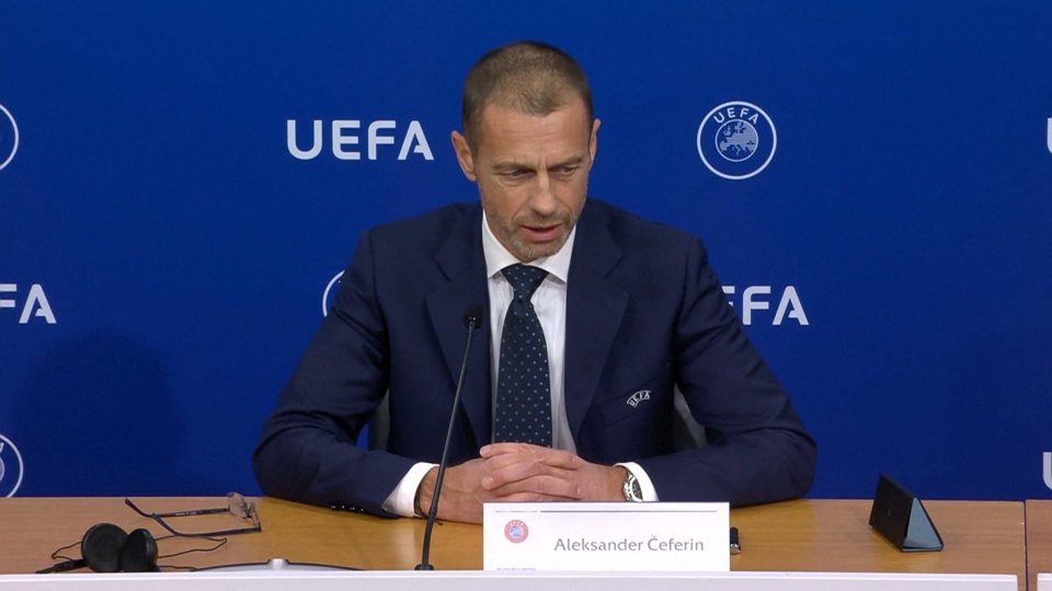 UEFA: Ceferin rieletto presidente