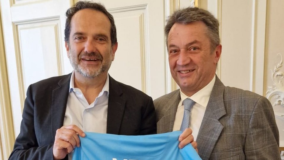 I vertici della FSGC a Firenze hanno incontrato il presidente della Lega Pro, Matteo Marani