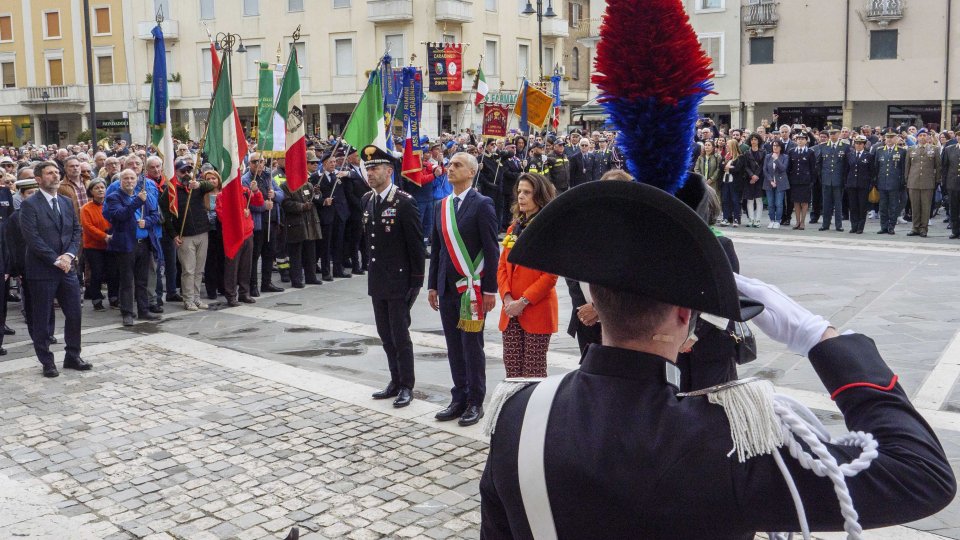 Rimini: in piazza la cerimonia del 25 aprile, nel 78° anniversario della Liberazione d’Italia