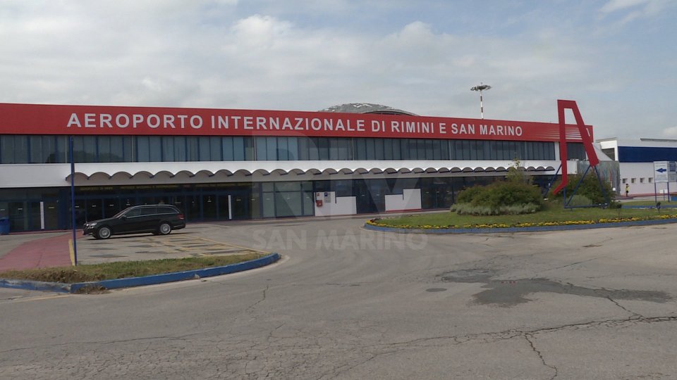 Immagine di repertorio. Aeroporto Fellini di Rimini