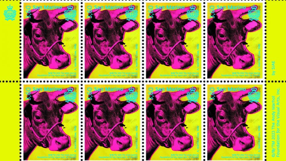 San Marino dedica un francobollo a Andy Warhol