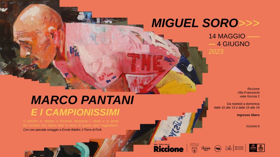 Riccione protagonista al Giro d’Italia con la mostra “Marco Pantani e i Campionissimi”