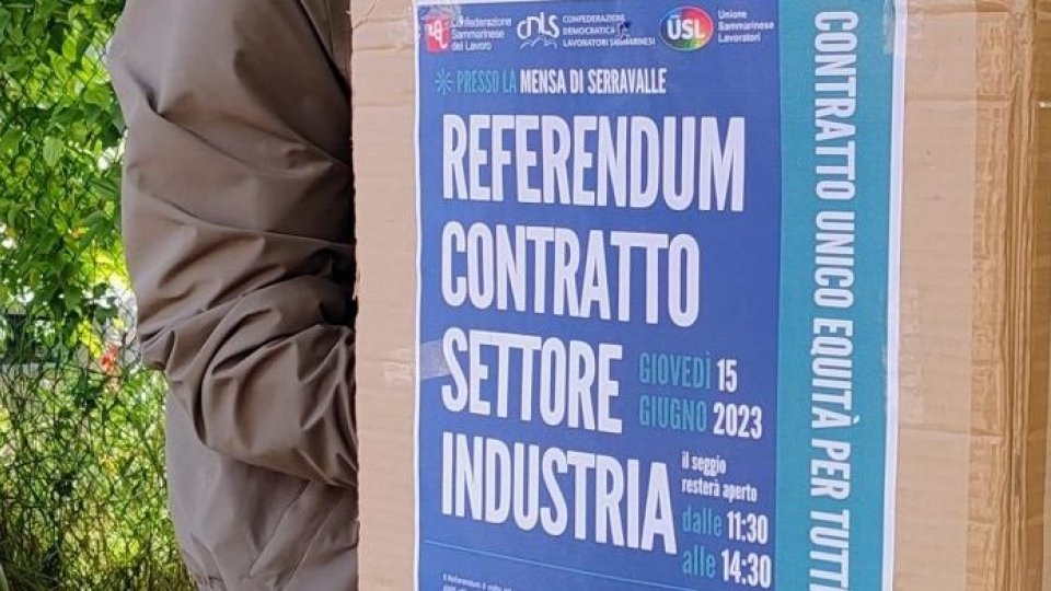 Referendum contratto industria: superati i 5mila sì, aumenti validi per tutti